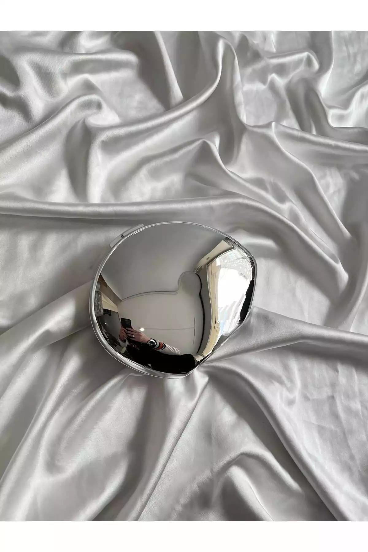 کیف مجلسی نامزدی مدل قطره ای نقره برند Mia Collection کد 1758404467