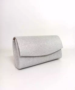 کیف مجلسی کوچک اکریلیکی نقره زنانه برند dizaynbag کد 1758415264
