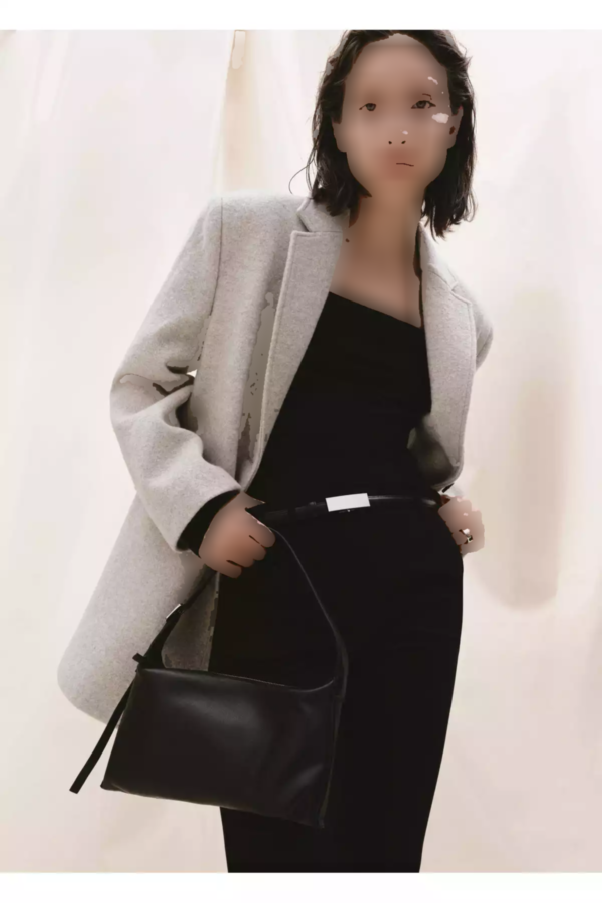 طوسی روشن پالتو زنانه برند MANGO کد 1757704869