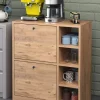 کمد قفسه آشپزخانه گوشه ای درخت گردو چند کاربردی قهوه برند GOLDFALEZ کد 1757961725