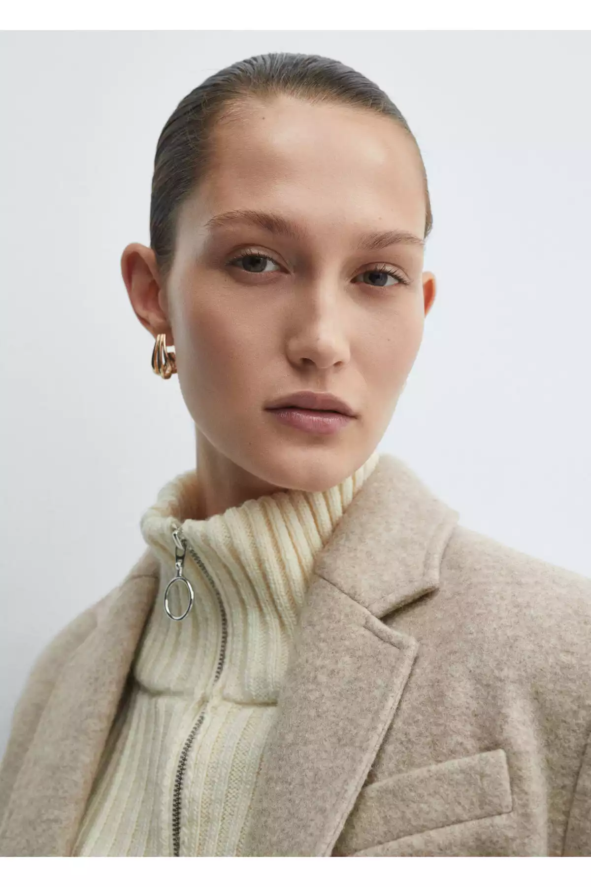 طوسی روشن پالتو زنانه برند MANGO کد 1757704869