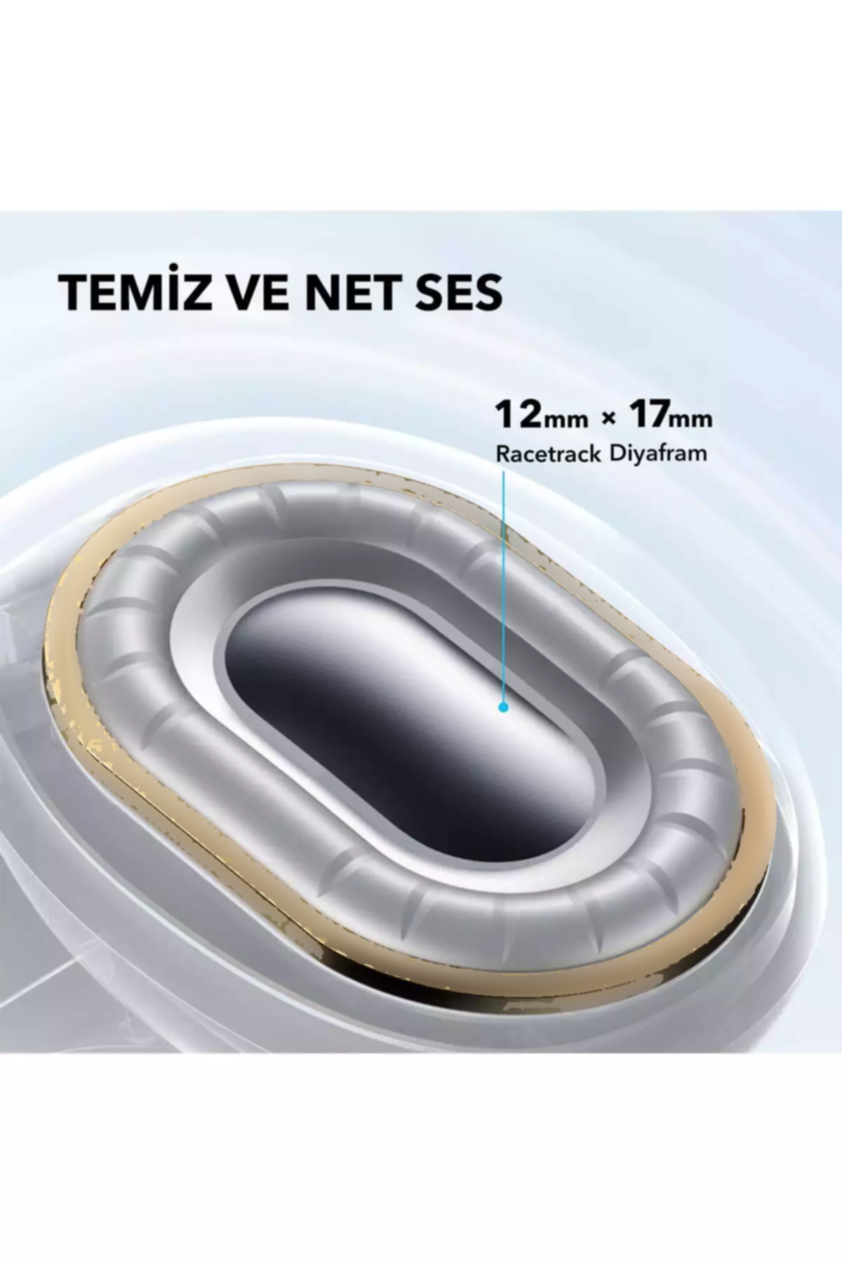 کشی سه بعدی طلایی آرامش قابل اعتماد هدفون صداگذاری برند Anker کد 1757150948