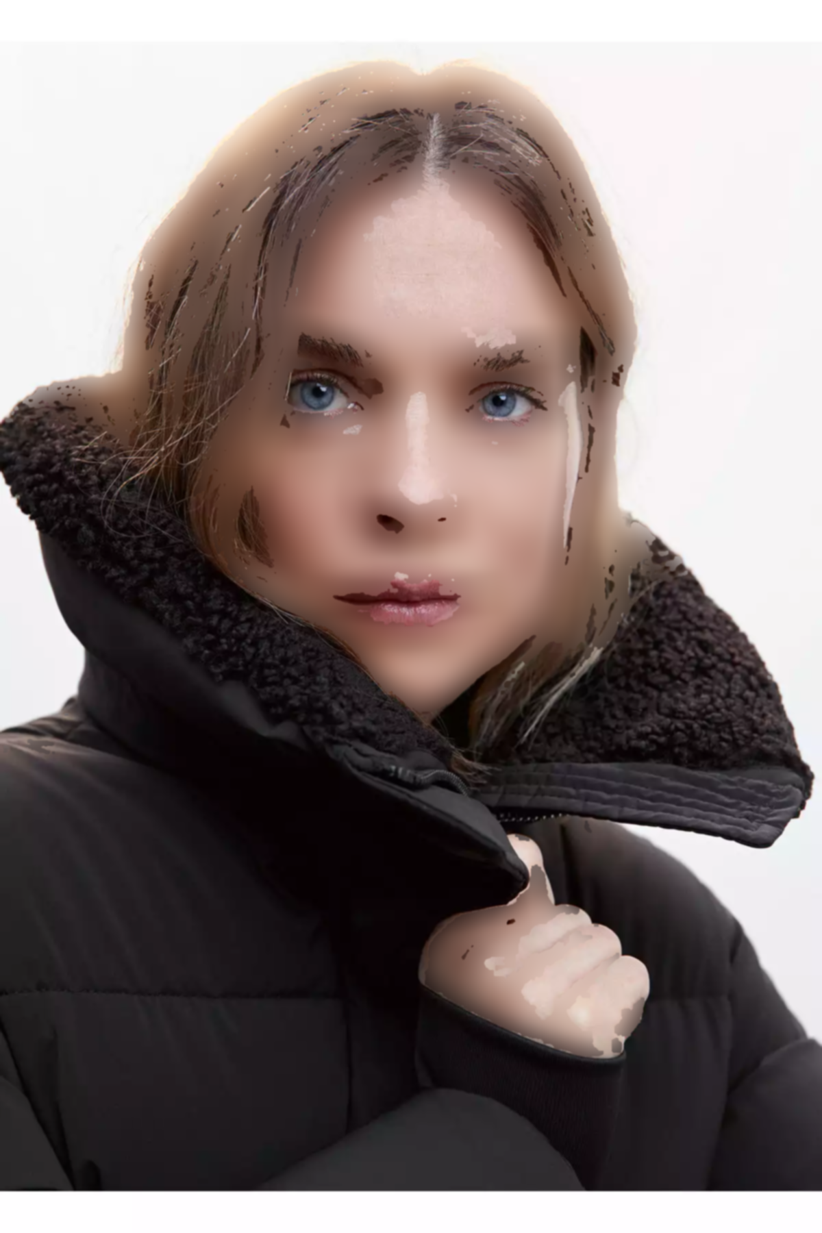 کاپشن مشکی زنانه برند MANGO کد 1757704990