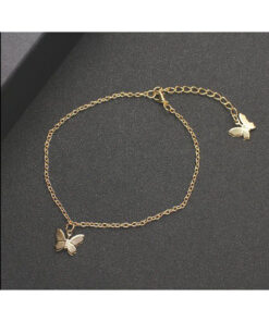 با دستبند زنجیری و جزئیات پروانه، سبک خود را نشان دهید. کد 1757680872