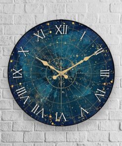 ساعت دیواری واقعی شیشه‌ای بیضی ۳۶ سانتی‌متری مویی‌کا اسپیس کد 1758139865