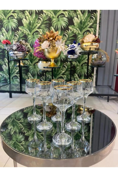 لیوان قهوه 6 تایی با طلا واقعی لعل کد 1757641268