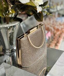 کیف مجلسی مدل سطل سنگ‌دار برای عروسی و روزهای خاص کد 1758408069