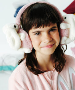 سرهمی زیبا با طرح خرگوش برای دختران با رنگ گلابی. کد 1757731389