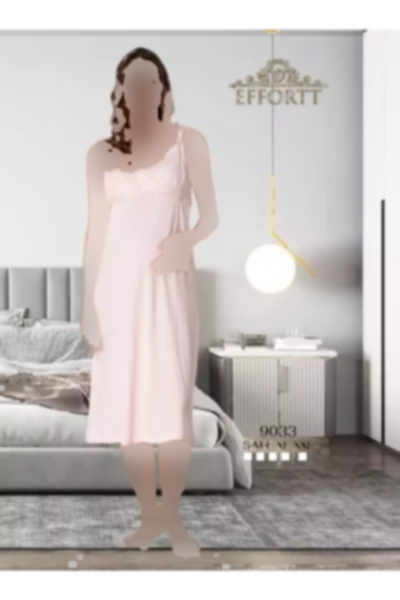 لباس شب طرح توری بند‎دار برند Effortt کد 1758055265