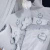 تاج ست خواب کودک سنبله قلاب دوزی شده برند Baby Clime کد 1756924872