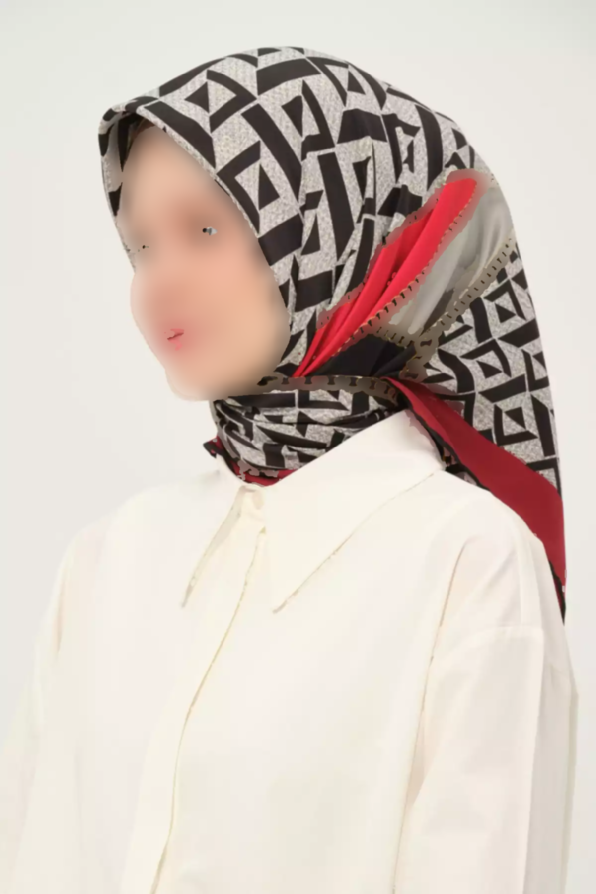 روسری تویل چاپی چند رنگ 90x90cm برند Madame Polo کد 1757934664