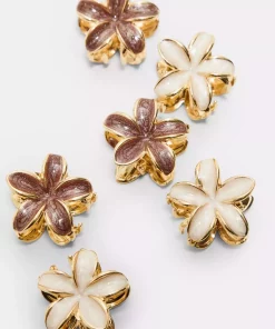 گیره ست کوچک گل‎دار برند Stradivarius کد 1757369827