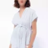 بلوز muslin کمربند دار برند H&M کد 1757223309