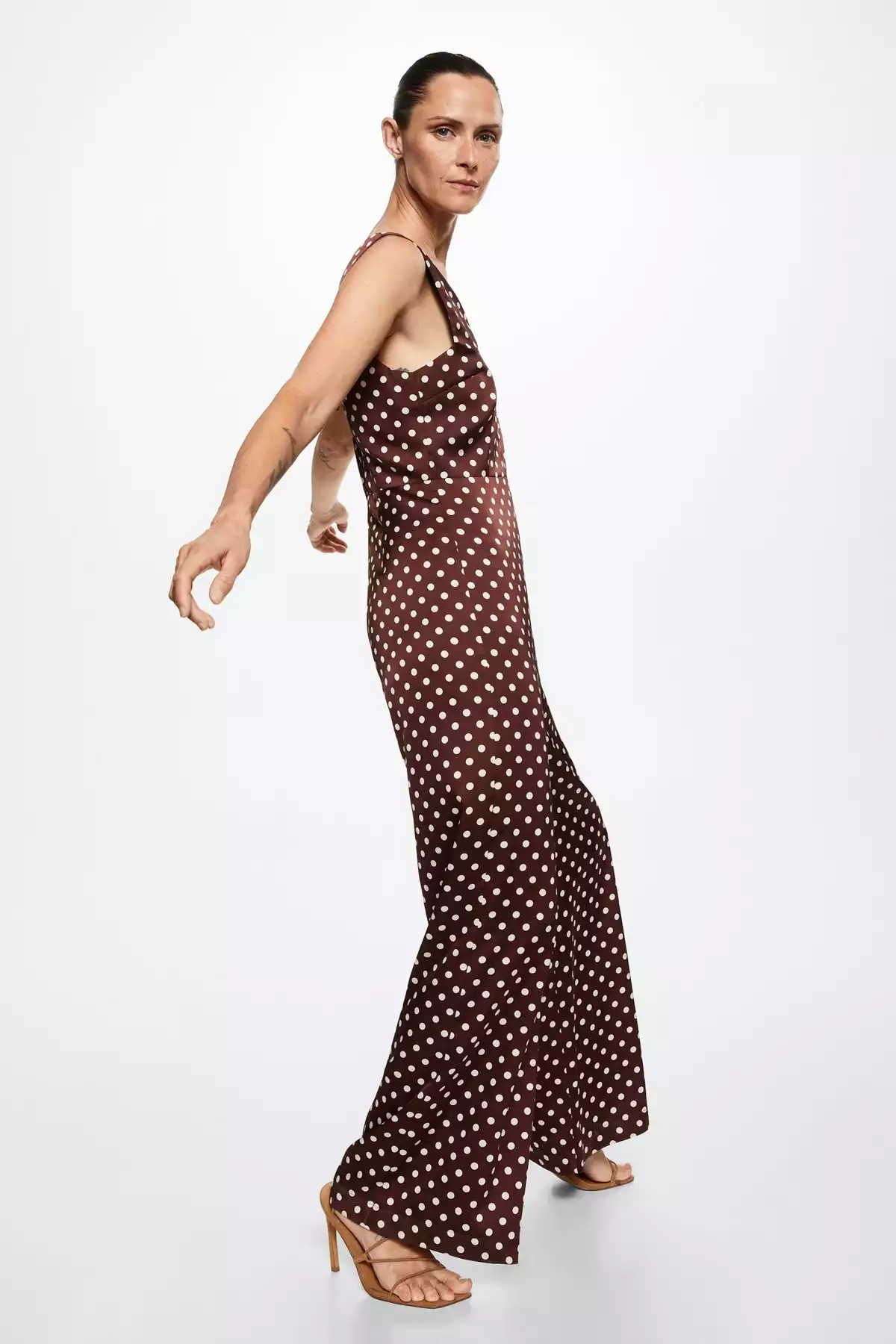 سرهمی زنانه قهوهای برند MANGO کد 1757727728