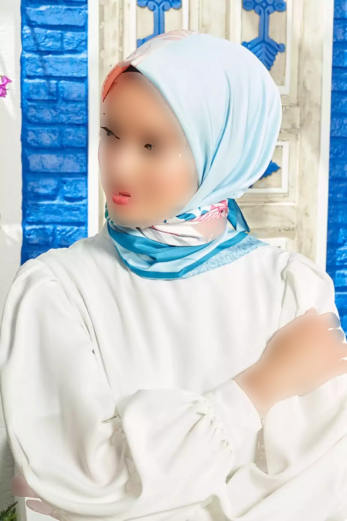 روسری سری روکوکو برند Madame Polo کد 1757935864