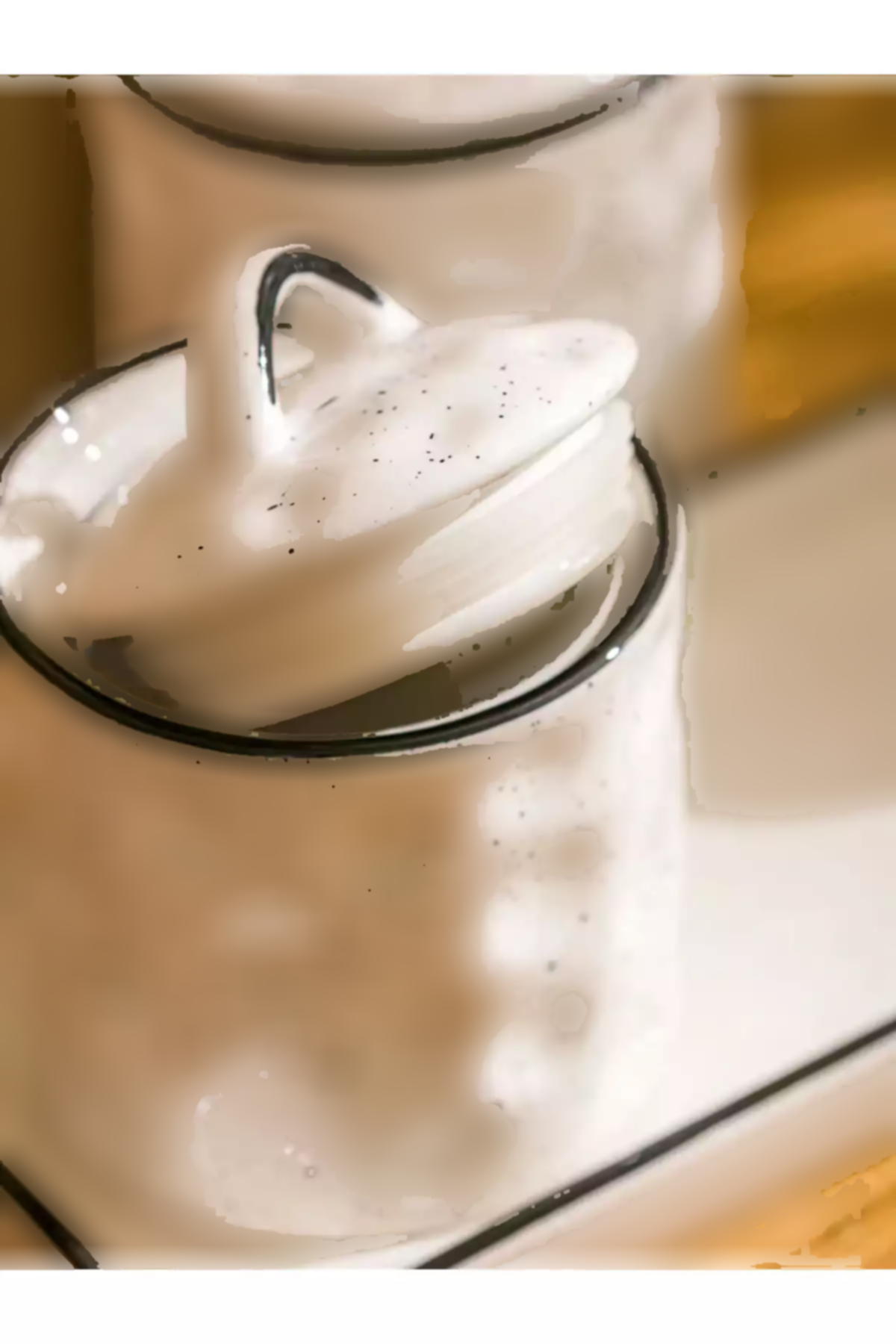 ظرف نگهداری ست خانه سرامیک مشکی برند LC Waikiki کد 1758379270