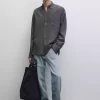پیراهن متناسب راحت برند Massimo Dutti کد 1757751848