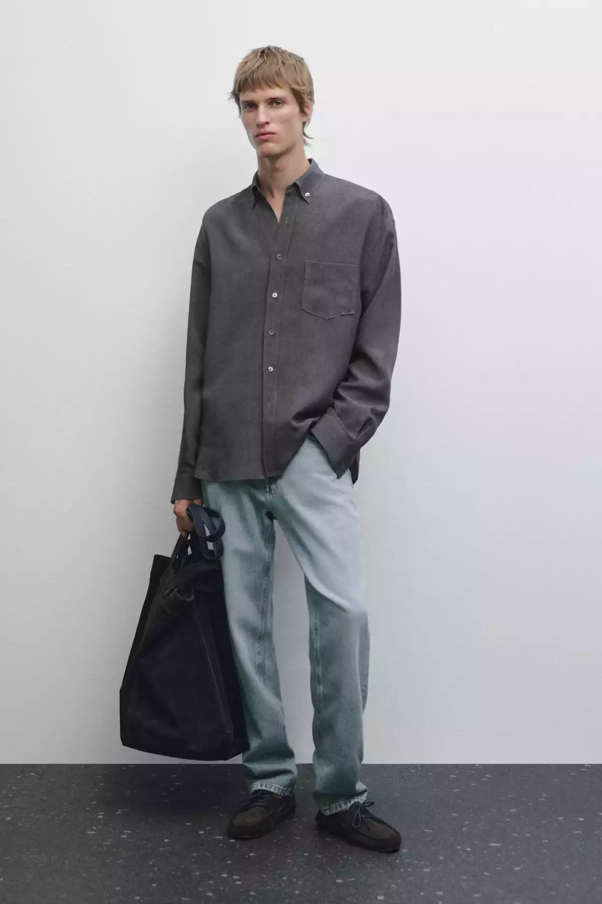 پیراهن متناسب راحت برند Massimo Dutti کد 1757751848