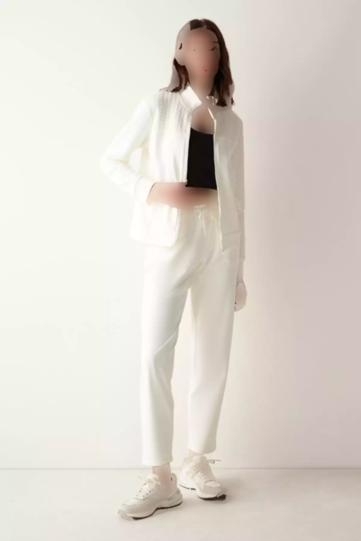 کت طرحدار پنبه دوزی شده سفید برند Penti کد 1758259388