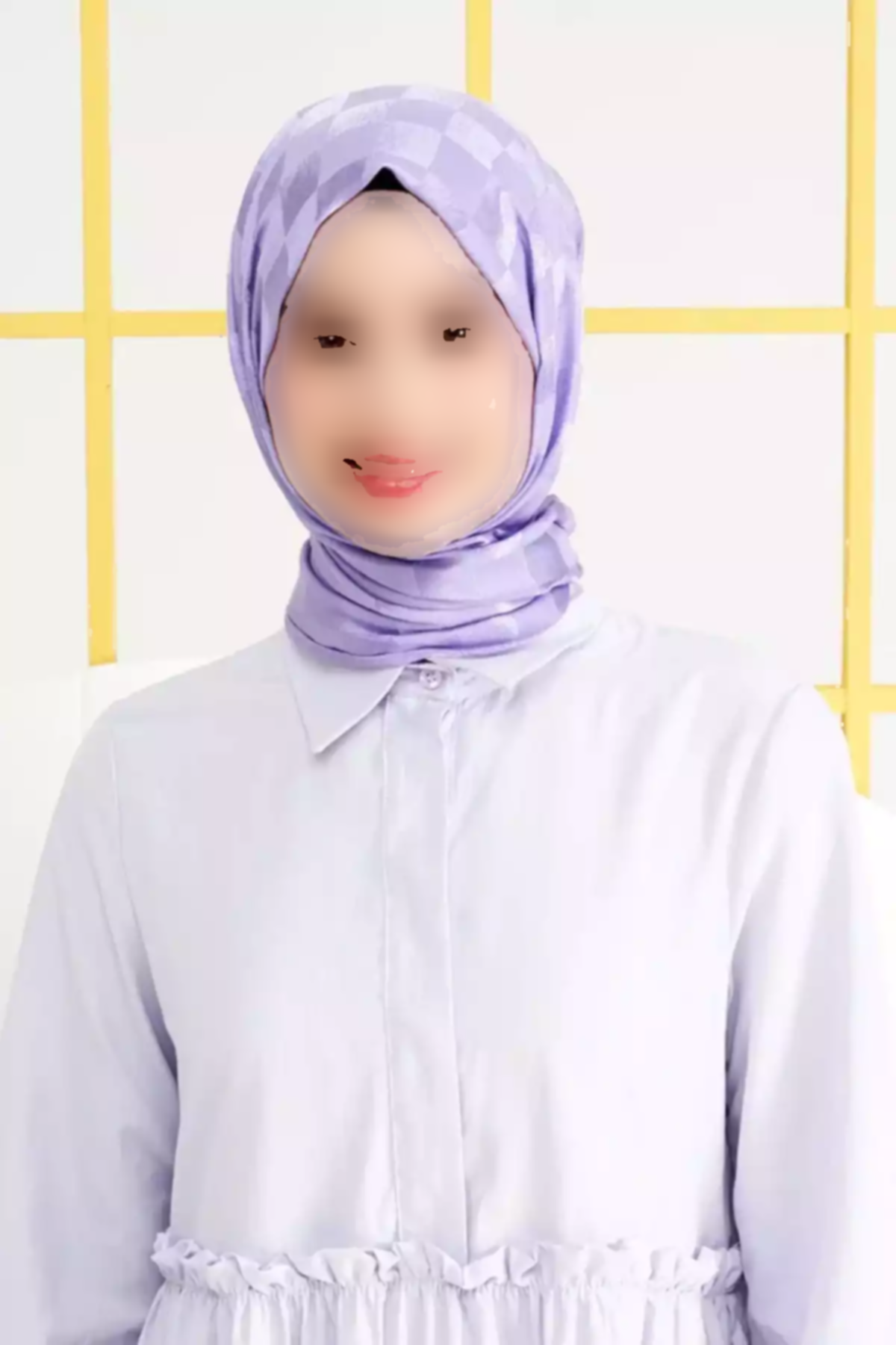 شال ابریشمی طرح شطرنجی ایتالیایی جاکار دریا برند Madame Polo کد 1757935867