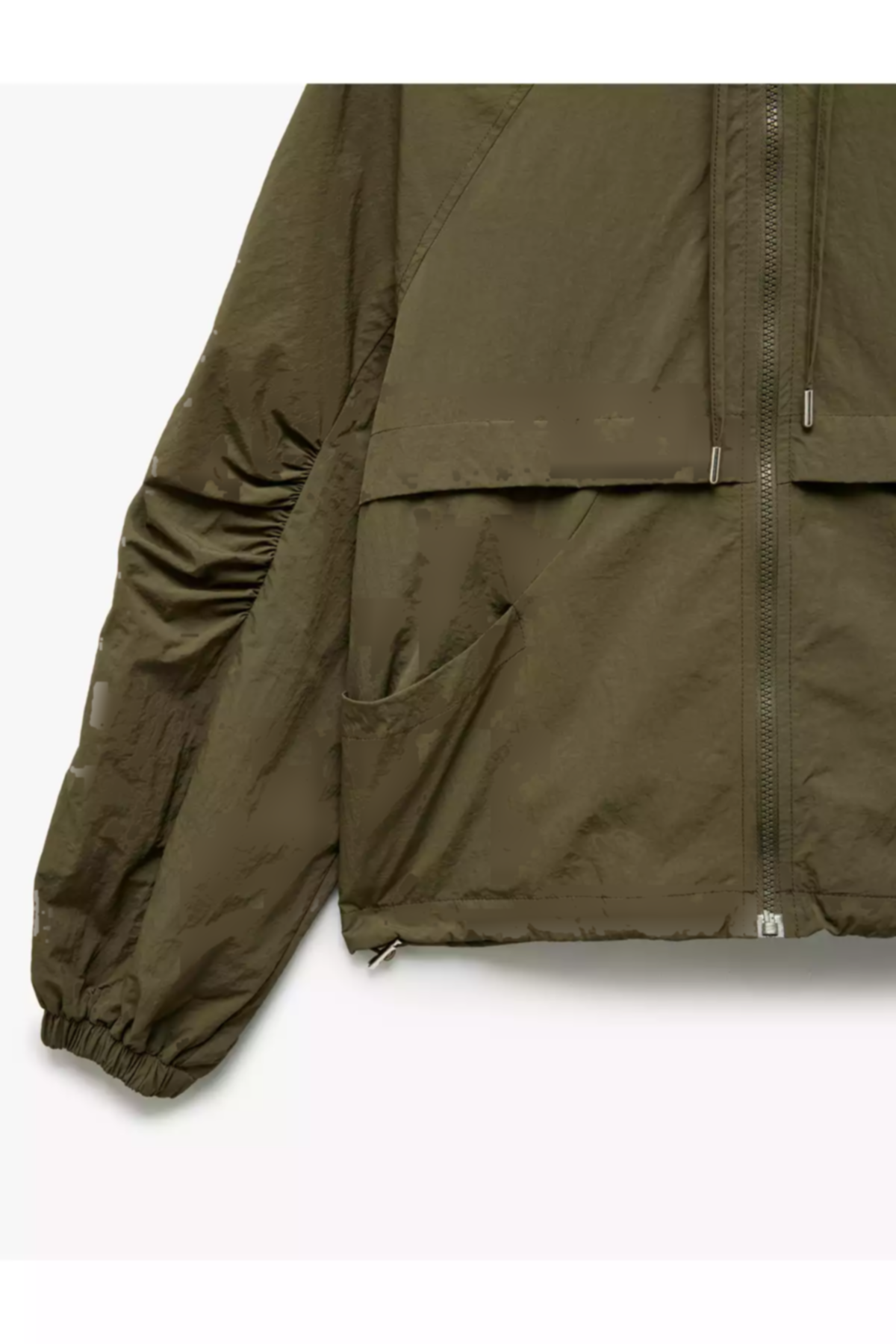 بارانی قالب کلاهدار جیب دار راحت کوتاه زیپدار برند Koton کد 1757707929