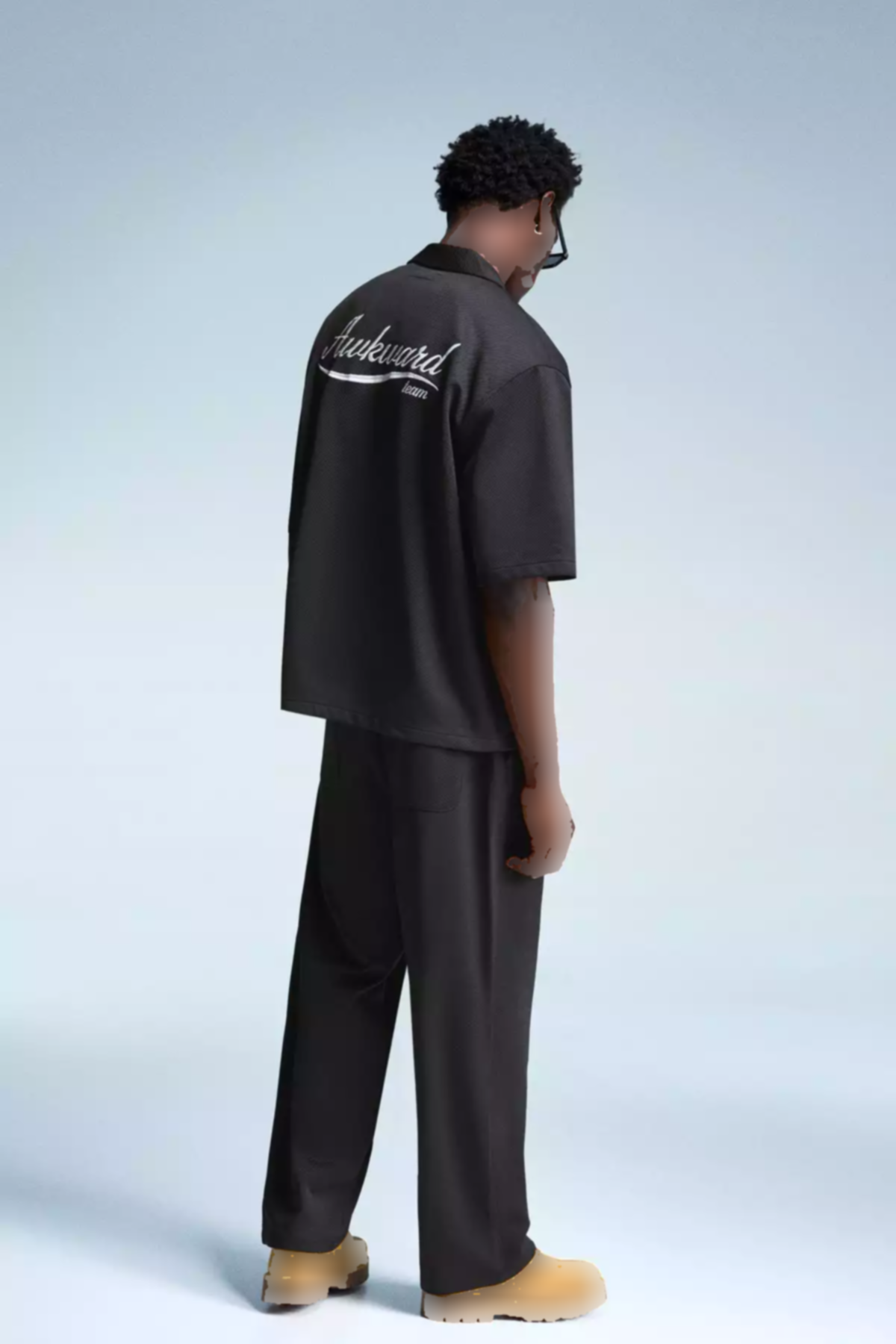 پیراهن کار شده آستین کوتاه برند Bershka کد 1757754790