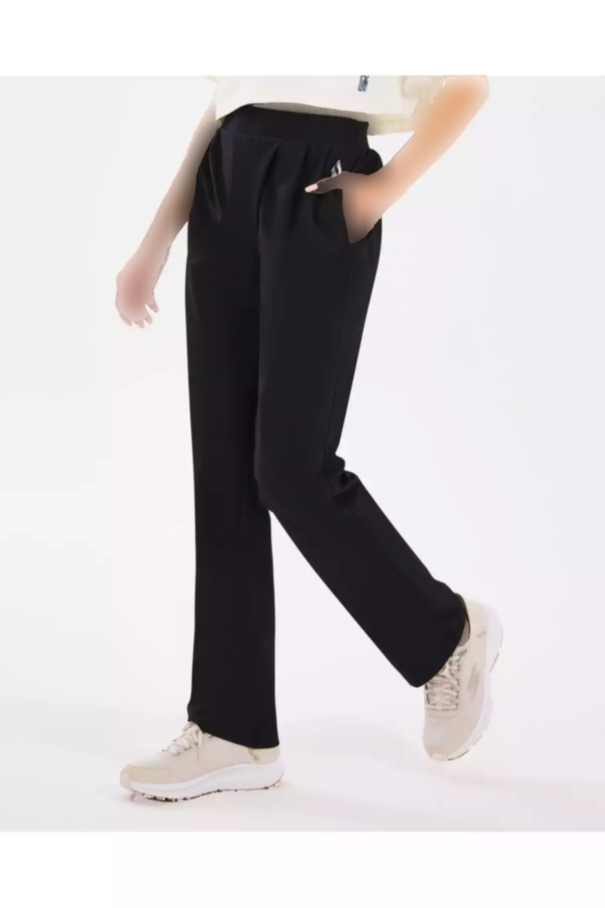 عریض میکرو شلوار مشکی زنانه برند Skechers کد 1757204408