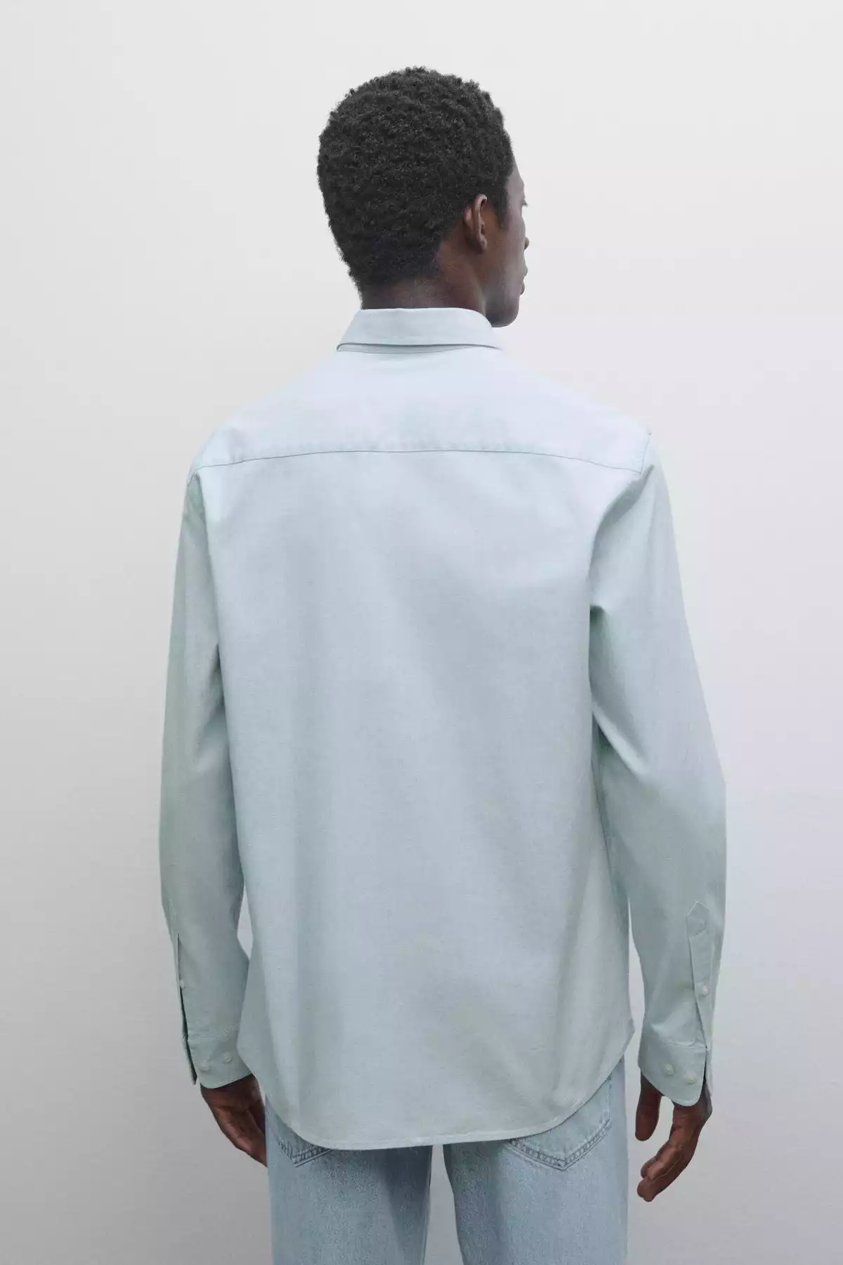 پیراهن اسلیم فیت جین برند Massimo Dutti کد 1757752148