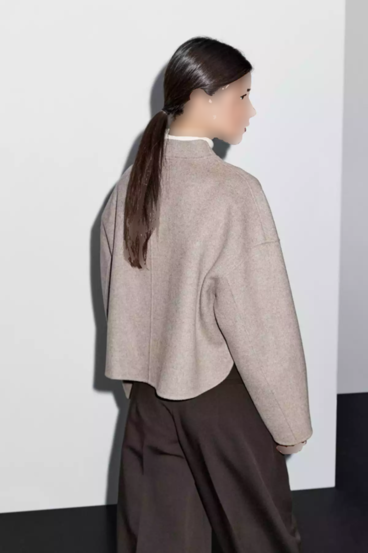 کوتاه یقه ایستاده پالتو برند Massimo Dutti کد 1758269471