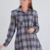 تونیک بارداری شطرنجی برند Entarim کد 1757258828