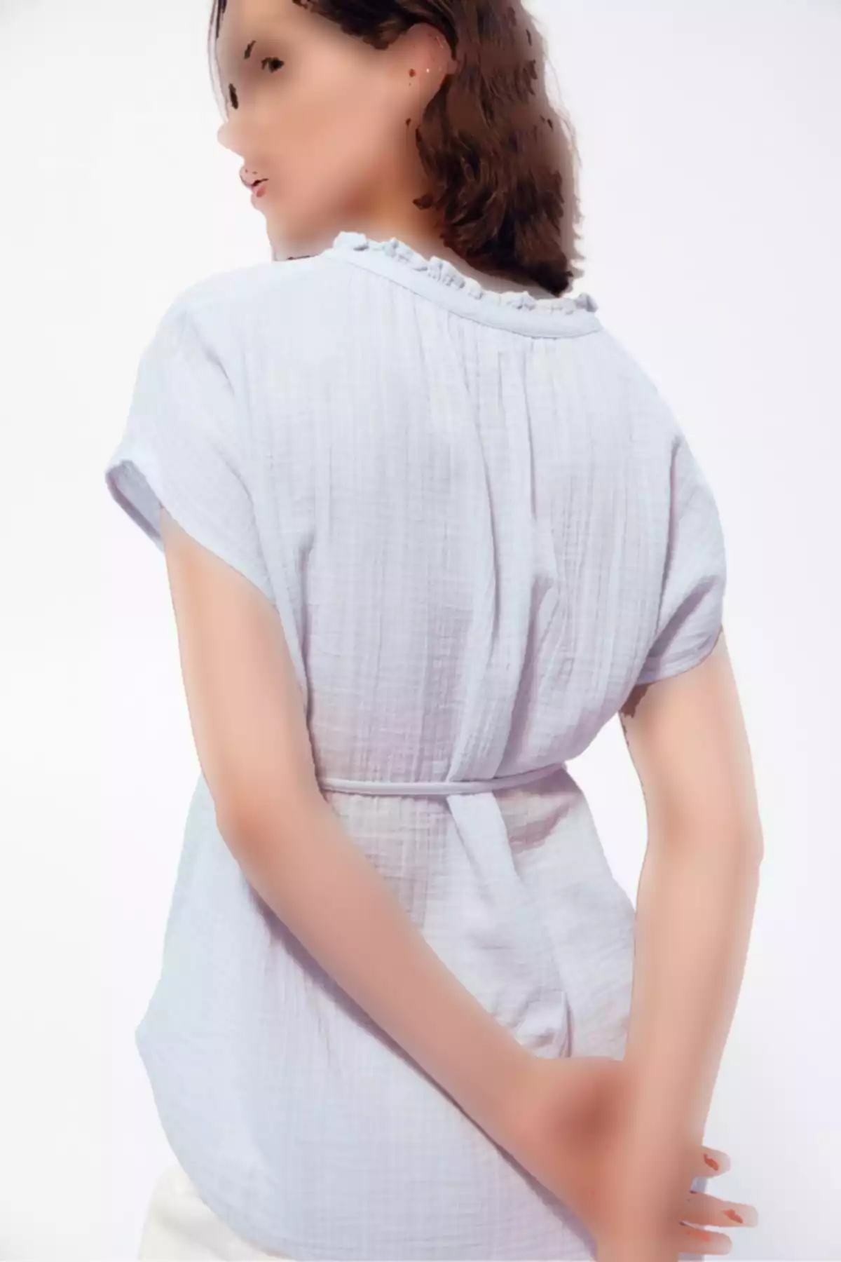 بلوز muslin کمربند دار برند H&M کد 1757223309