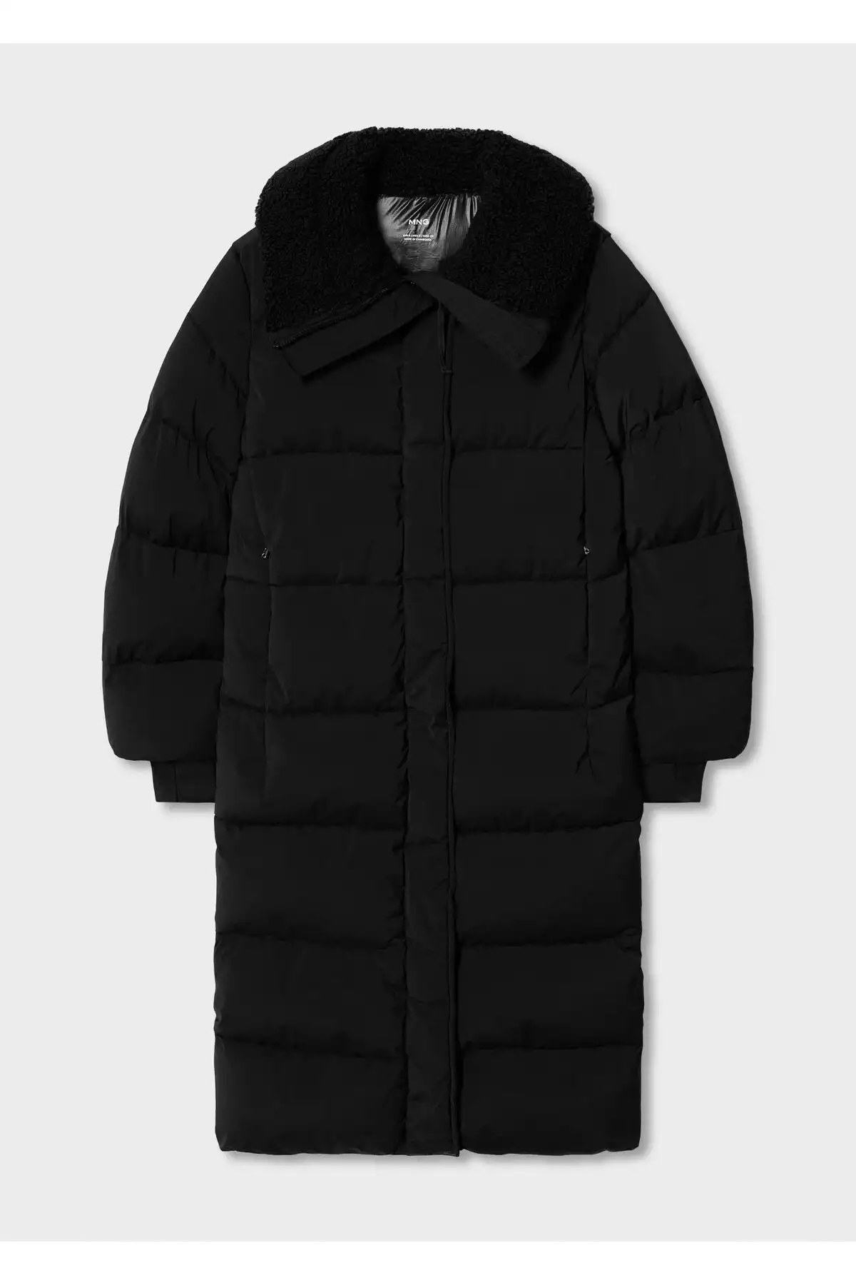 کاپشن مشکی زنانه برند MANGO کد 1757704990