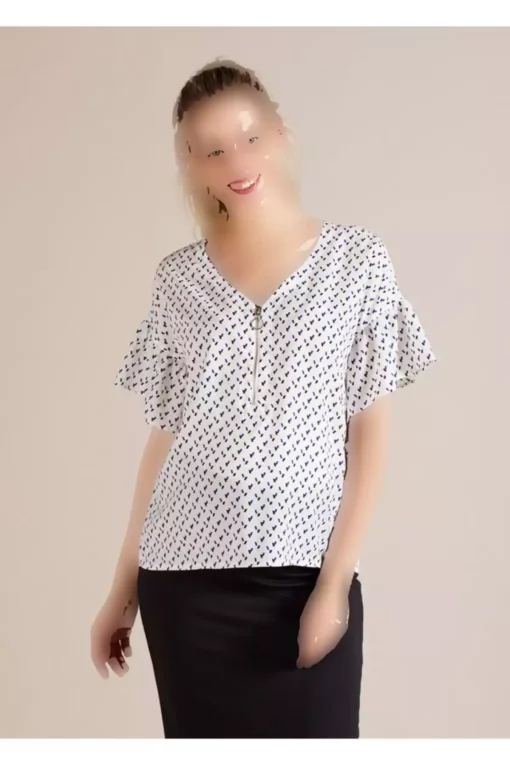 بلوز زیپدار ویلما برند GeBe کد 1757259309