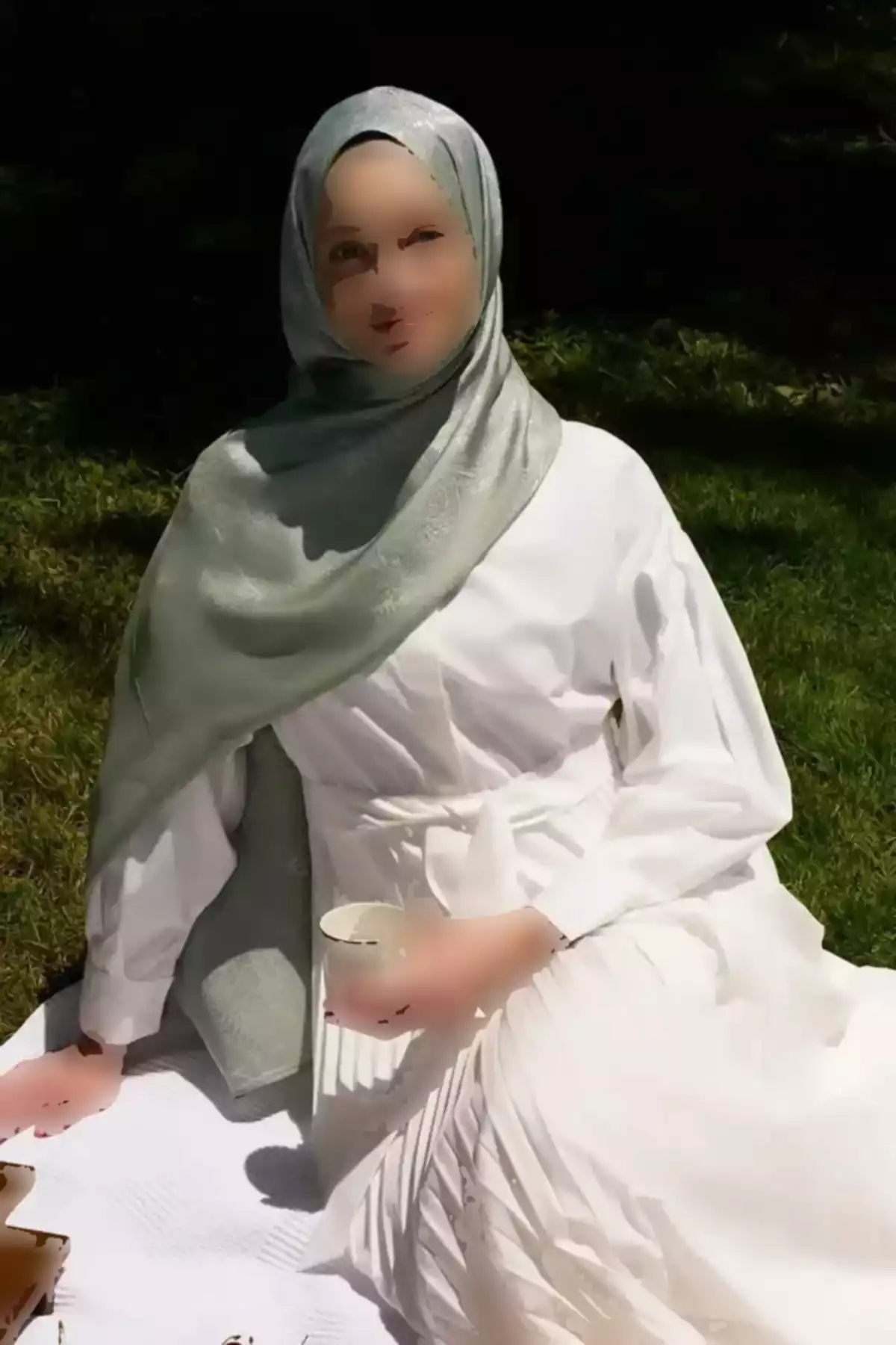 شال ظریف جاکار طرح نعنایی رنگ برند Madame Polo کد 1757930652