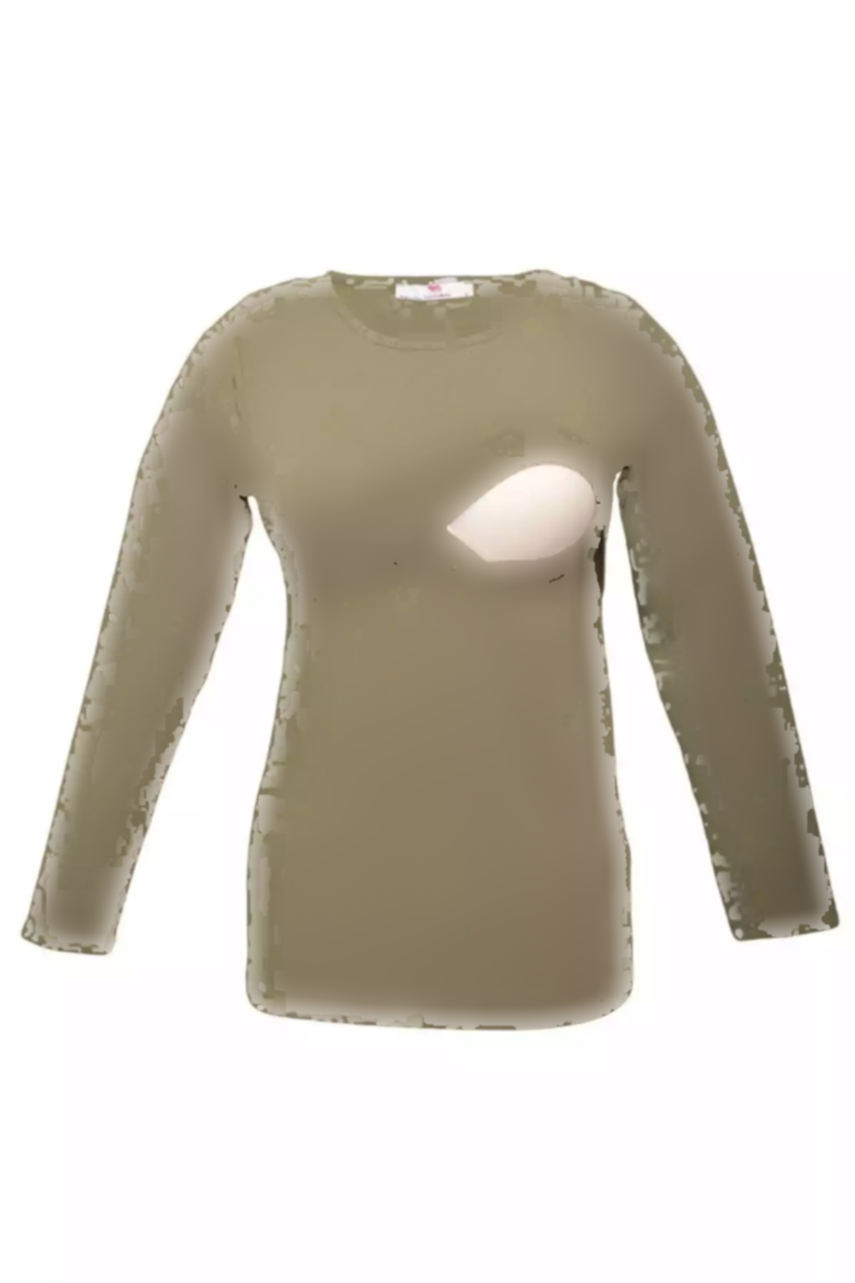 تیشرت شیردهی پنبه ای آستین بلند برند Luvmabelly کد 1758474787