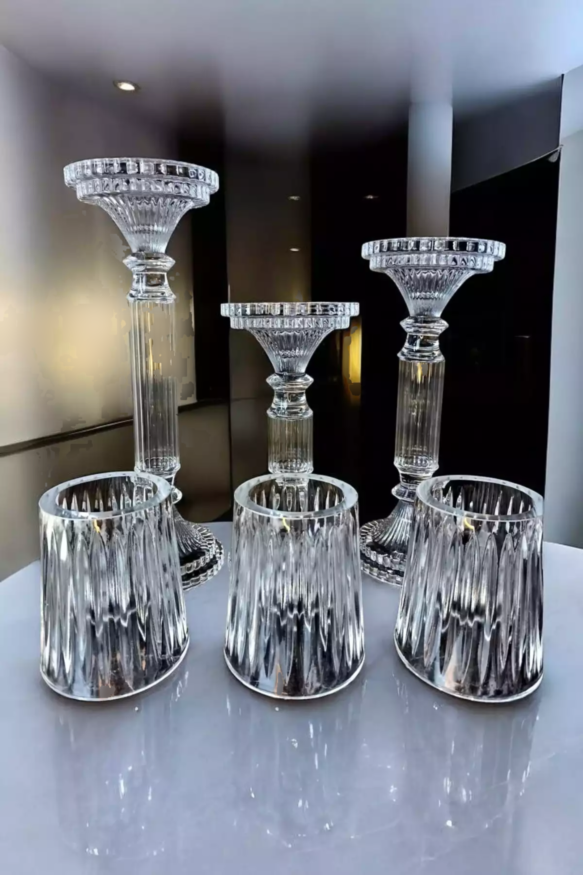 جاشمعی کریستال شیشه ای دستی برند Paşabahçe کد 1758202869