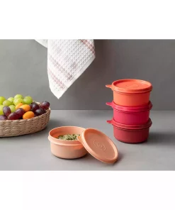 ظرف نگهداری کوچک پلاستیکی 250میلی لیتر قرمز برند English Home کد 1758385269