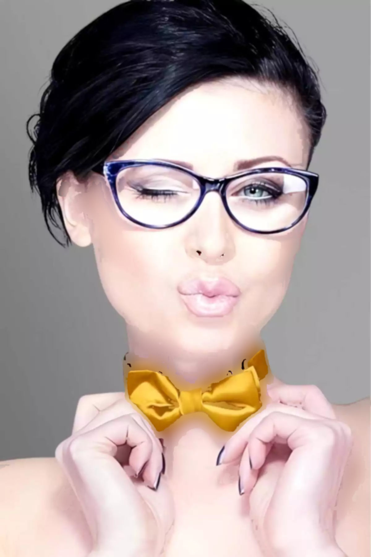 پاپیون ساتن تک رنگ زنانه برند Uniquetrenders کد 1758130333