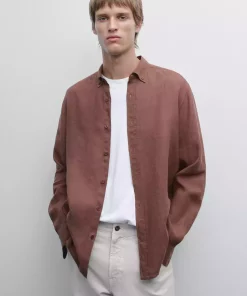 پیراهن متناسب 100کتان برند Massimo Dutti کد 1757751849