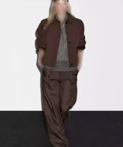 کت مخملی سبک کوتاه طرحدار برند Massimo Dutti کد 1758269464