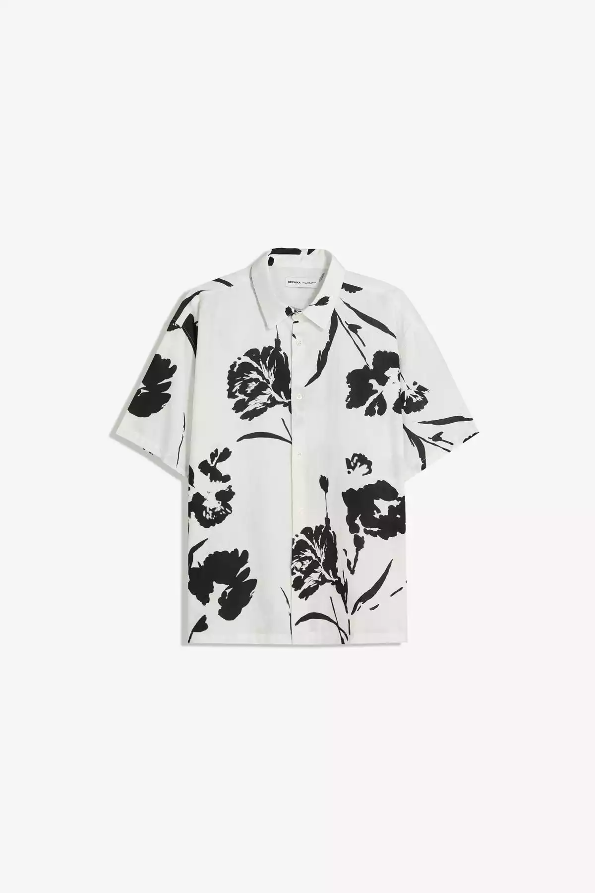 پیراهن چاپی آستین کوتاه برند Bershka کد 1757755269