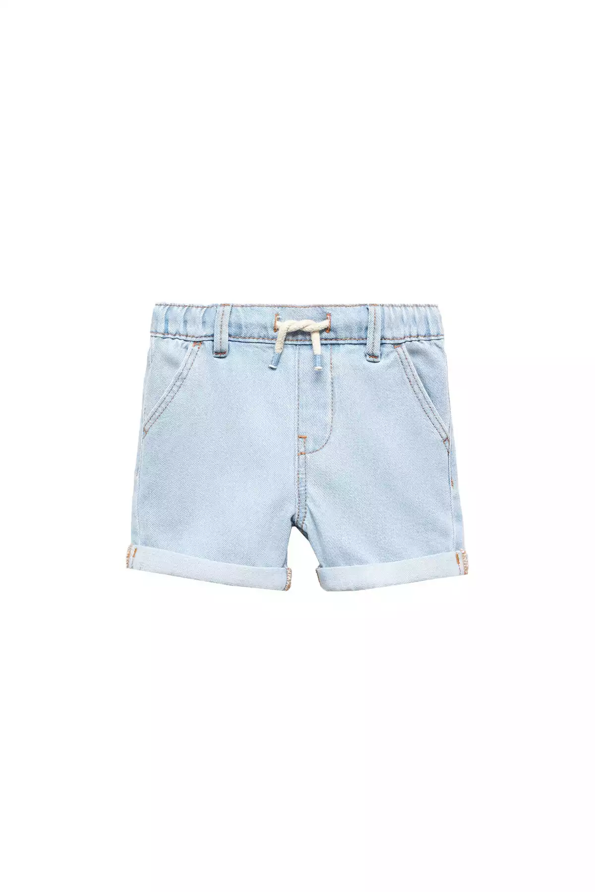 شلوارک کودک جین روشن پسر برند MANGO کد 1758255782