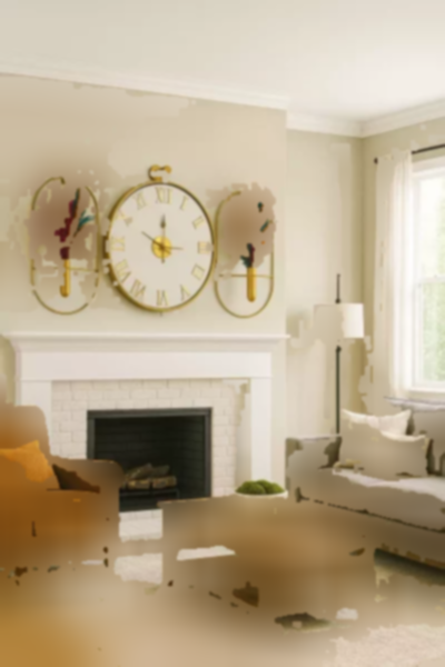 ساعت دیواری ست گلدان طلایی پمپاس ادامه داد برند Mgs کد 1758138068