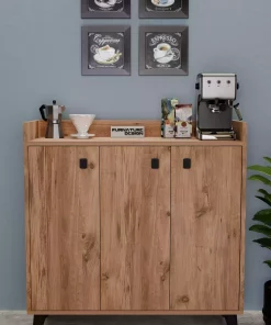 کابینت مواد غذایی انبار آشپزخانه گوشه ای میلان چند کاربردی قهوه برند FurnatureDesign کد 1758361264