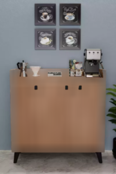 کابینت مواد غذایی انبار آشپزخانه گوشه ای میلان چند کاربردی قهوه برند FurnatureDesign کد 1758361264