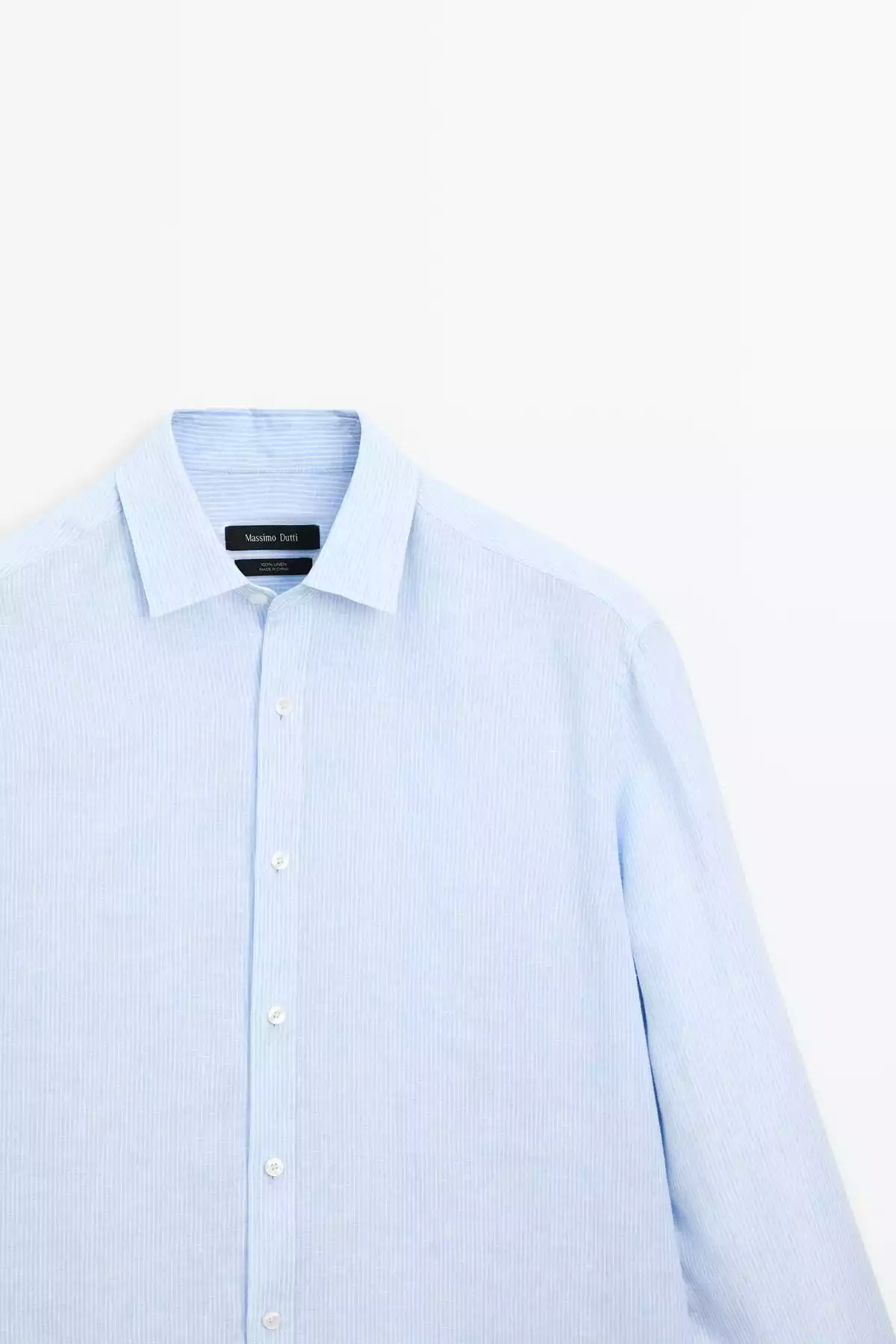 پیراهن متناسب راهراه برند Massimo Dutti کد 1757754968