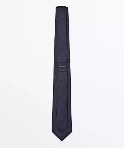 کراوات طرحدار خال خالی ابریشم 1000 برند Massimo Dutti کد 1757274789