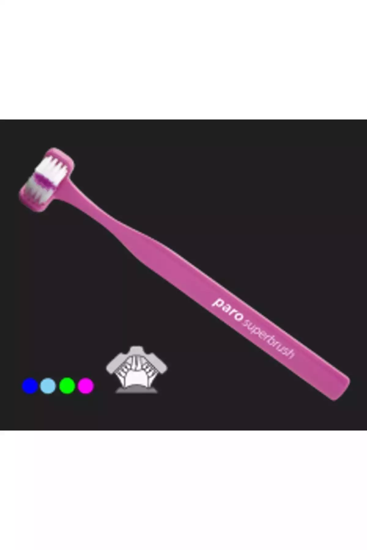 مسواک با کیفیت مدرن بلند طراحی نوک سوئیس برند Paro کد 1757335271