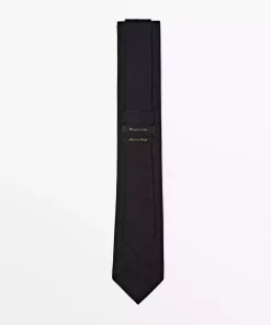 کراوات پنبه ابریشم پیچ و خم برند Massimo Dutti کد 1757274729