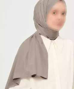 شال ساده پارچه لیز نمیخورد تویل غیر کریستالی برند Madame Polo کد 1757932866